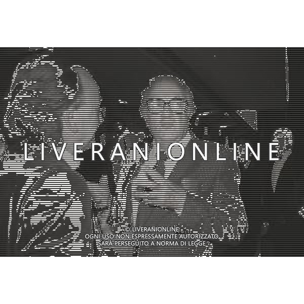 RETROSPETTIVA FEDERICO FELLINI REGISTA NELLA FOTO FEDERICO FELLINI A VENEZIA NELL\'ANNO 1983 AG ALDO LIVERANI SAS 