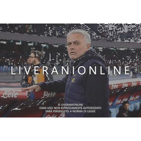 NAPOLI vs ROMA Campionato Calcio Serie A TIM - 20a Giornata 29-01-2023 NELLA FOTO JOSE\' MOURINHO ALLENATORE ROMA ©MOSCA / AGENZIA ALDO LIVERANI SAS