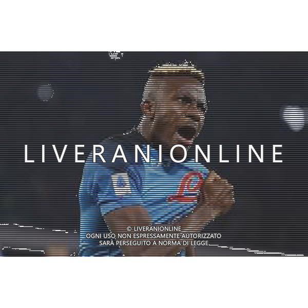 NAPOLI vs ROMA Campionato Calcio Serie A TIM - 20a Giornata 29-01-2023 NELLA FOTO esultanza Victor Osimhen ©MOSCA / AGENZIA ALDO LIVERANI SAS