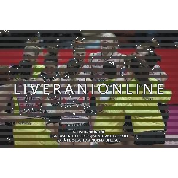 CASALECCHIO SUL RENO 29 01 2023 COPPA ITALIA FEMMINILE CONEGLIANO-VERO VOLLEY MILANO 3-0 NELLA FOTO CONEGLIANO DOPO LA PARTITA foto gianni sanna-ag aldo liverani sas