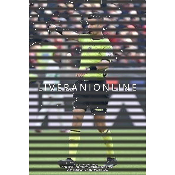 l\'arbitro Antonio Giua di Olbia (SS) Milan vs Sassuolo Milano 29-01-2023 Stadio Giuseppe Meazza - San Siro Campionato Serie A TIM - 20a giornata foto Roberto Garavaglia/ag. Aldo Liverani sas / AGENZIA ALDO LIVERANI SAS