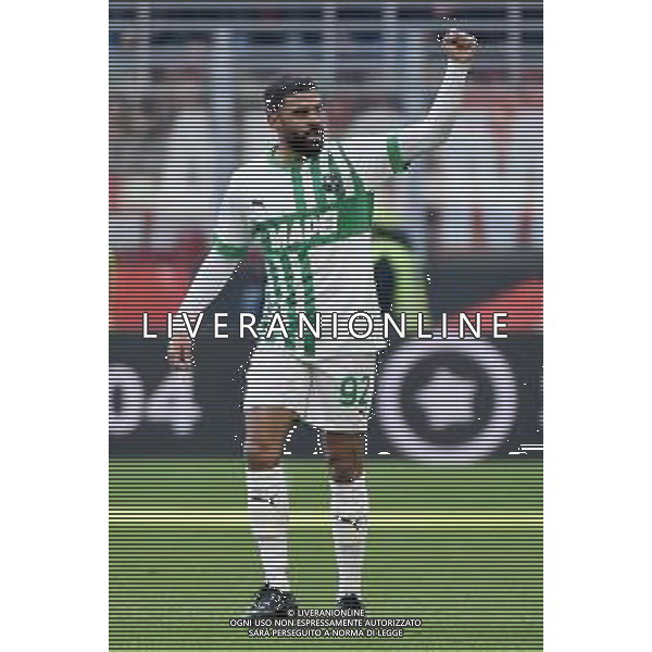Gregoire Defrel (Sassuolo) esulta dopo il gol dell\'1 a 0 Milan vs Sassuolo Milano 29-01-2023 Stadio Giuseppe Meazza - San Siro Campionato Serie A TIM - 20a giornata foto Roberto Garavaglia/ag. Aldo Liverani sas / AGENZIA ALDO LIVERANI SAS