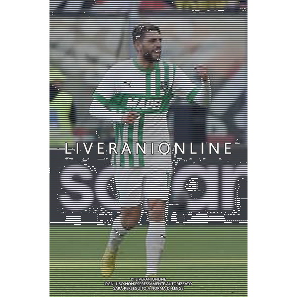 Domenico Berardi (Sassuolo) esulta dopo il gol del 3 a 1 Milan vs Sassuolo Milano 29-01-2023 Stadio Giuseppe Meazza - San Siro Campionato Serie A TIM - 20a giornata foto Roberto Garavaglia/ag. Aldo Liverani sas / AGENZIA ALDO LIVERANI SAS