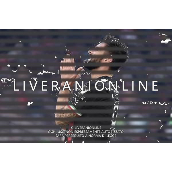 Olivier Giroud (Milan) Milan vs Sassuolo Milano 29-01-2023 Stadio Giuseppe Meazza - San Siro Campionato Serie A TIM - 20a giornata foto Roberto Garavaglia/ag. Aldo Liverani sas / AGENZIA ALDO LIVERANI SAS
