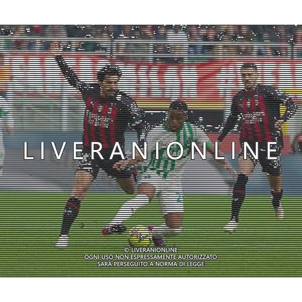 hamed traore con sandro tonali - MILAN vs SASSUOLO Campionato calcio Serie A TIM 29-01-2023 ©GIAMPIETRI PAOLO/ AGENZIA ALDO LIVERANI SAS