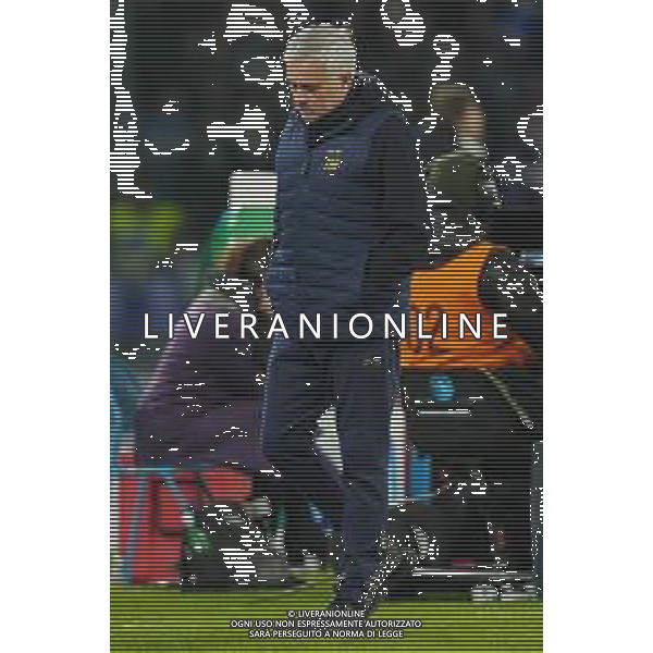 NAPOLI - ROMA CAMPIONATO CALCIO SERIE A TIM 29.01.2023 NELLA FOTO: JOSE\' MOURINHO FOTO MOSCA AG.ALDO LIVERANI SAS