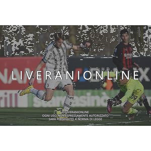 TVRG Nicolo\' Turco (Juventus) segna il gol del 2 a 0 Milan vs Juventus Milano 30-01-2023 Centro sportivo Peppino Vismara - Puma House of Football Campionato Primavera 1 TIM - 16a giornata foto Roberto Garavaglia/ag. Aldo Liverani sas / AGENZIA ALDO LIVERANI SAS