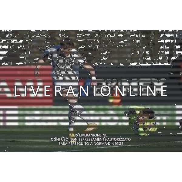 TVRG Nicolo\' Turco (Juventus) segna il gol del 2 a 0 Milan vs Juventus Milano 30-01-2023 Centro sportivo Peppino Vismara - Puma House of Football Campionato Primavera 1 TIM - 16a giornata foto Roberto Garavaglia/ag. Aldo Liverani sas / AGENZIA ALDO LIVERANI SAS