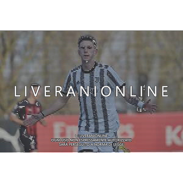 TVRG Nicolo\' Turco (Juventus) esulta dopo il gol del 2 a 0 Milan vs Juventus Milano 30-01-2023 Centro sportivo Peppino Vismara - Puma House of Football Campionato Primavera 1 TIM - 16a giornata foto Roberto Garavaglia/ag. Aldo Liverani sas / AGENZIA ALDO LIVERANI SAS
