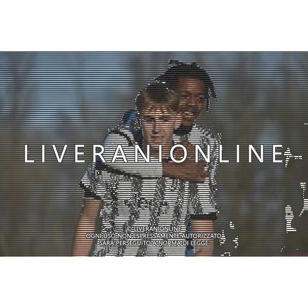 TVRG Nicolo\' Turco (Juventus) e Samuel Mbangula Tshifunda (Juventus) esultano dopo il gol del 2 a 0 Milan vs Juventus Milano 30-01-2023 Centro sportivo Peppino Vismara - Puma House of Football Campionato Primavera 1 TIM - 16a giornata foto Roberto Garavaglia/ag. Aldo Liverani sas / AGENZIA ALDO LIVERANI SAS