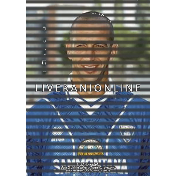 EMPOLI CALCIO 1997-1998 PRIMI PIANI ROSA GIOCATORI NELLA FOTO STEFANO BIANCONI AG ALDO LIVERANI SAS