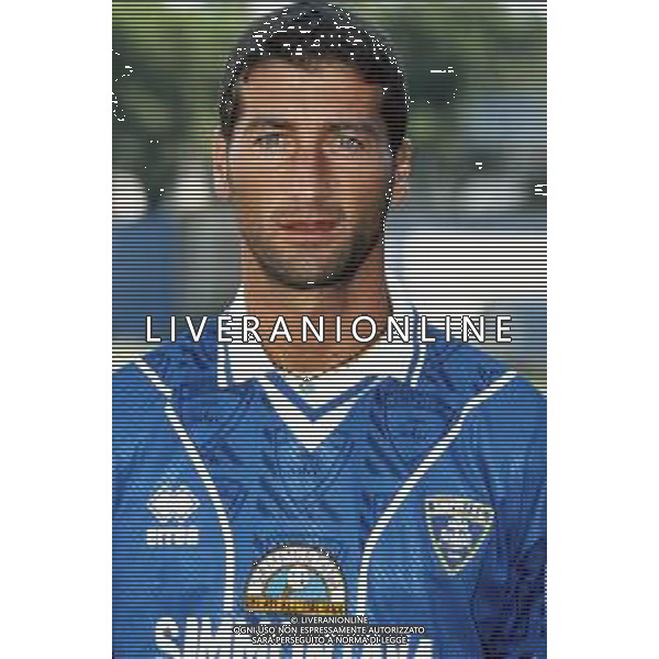 EMPOLI CALCIO 1997-1998 PRIMI PIANI ROSA GIOCATORI NELLA FOTO STEFANO BIANCONI AG ALDO LIVERANI SAS
