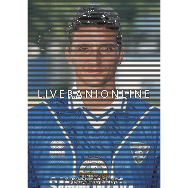 EMPOLI CALCIO 1997-1998 PRIMI PIANI ROSA GIOCATORI NELLA FOTO FABRIZIO FICINI AG ALDO LIVERANI SAS