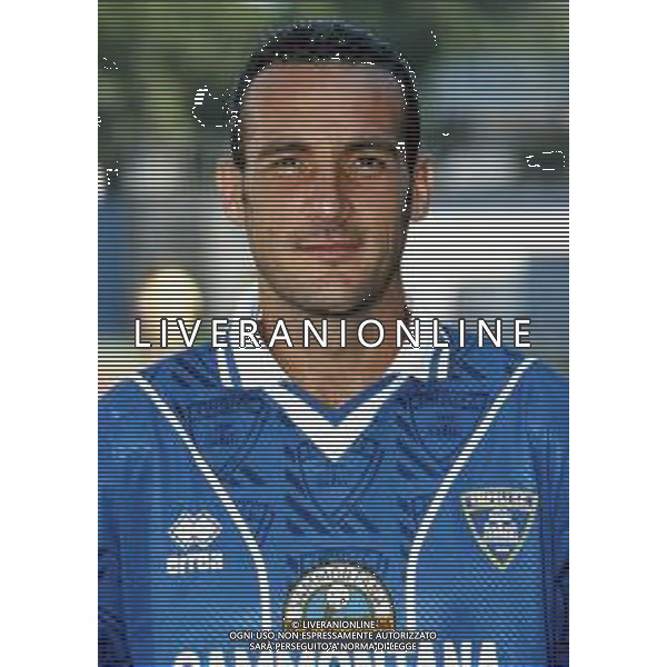 EMPOLI CALCIO 1997-1998 PRIMI PIANI ROSA GIOCATORI NELLA FOTO VITTORIO PUSCEDDU AG ALDO LIVERANI SAS