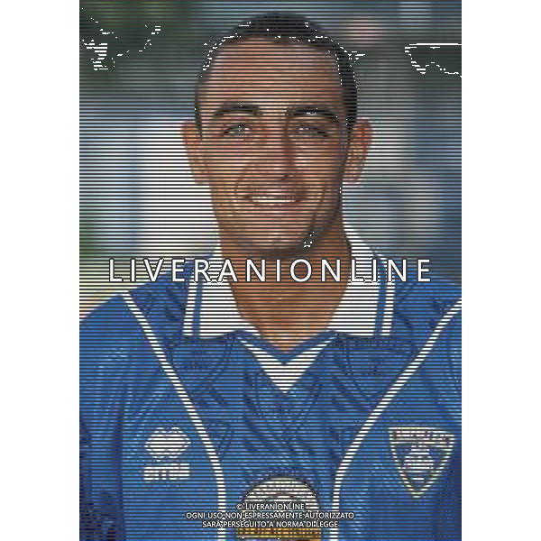 EMPOLI CALCIO 1997-1998 PRIMI PIANI ROSA GIOCATORI NELLA FOTO CARMINE ESPOSITO AG ALDO LIVERANI SAS