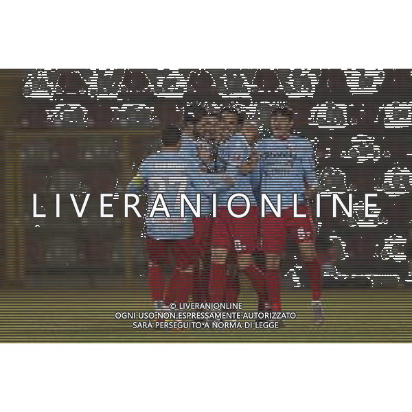 ZCP - LEGA PRO 31/01/2023 Alessandria - Rimini Campionato di Calcio serie C girone B - nella foto: esultanza Delcarro Andrea(Rimini fc)dopo il goal ©Claudio Zamagni/ / AGENZIA ALDO LIVERANI SAS