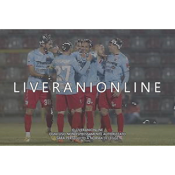 ZCP - LEGA PRO 31/01/2023 Alessandria - Rimini Campionato di Calcio serie C girone B - nella foto: esultanza Delcarro Andrea(Rimini fc)dopo il goal ©Claudio Zamagni/ / AGENZIA ALDO LIVERANI SAS