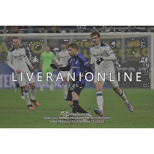 Nicolo\' Barella (Inter) e Giorgio Scalvini (Atalanta) Inter vs Atalanta Milano 31-01-2023 Stadio Giuseppe Meazza San Siro Coppa Italia Frecciarossa - quarti di finale foto Roberto Garavaglia/ag. Aldo Liverani sas / AGENZIA ALDO LIVERANI SAS