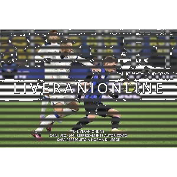 Teun Koopmeiners (Atalanta) e Nicolo\' Barella (Inter) Inter vs Atalanta Milano 31-01-2023 Stadio Giuseppe Meazza San Siro Coppa Italia Frecciarossa - quarti di finale foto Roberto Garavaglia/ag. Aldo Liverani sas / AGENZIA ALDO LIVERANI SAS