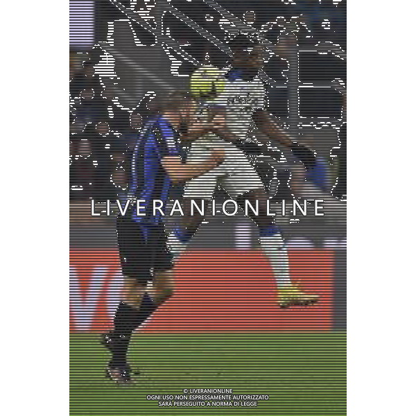Stefan de Vrij (Inter) e Duvan Zapata (Atalanta) Inter vs Atalanta Milano 31-01-2023 Stadio Giuseppe Meazza San Siro Coppa Italia Frecciarossa - quarti di finale foto Roberto Garavaglia/ag. Aldo Liverani sas / AGENZIA ALDO LIVERANI SAS