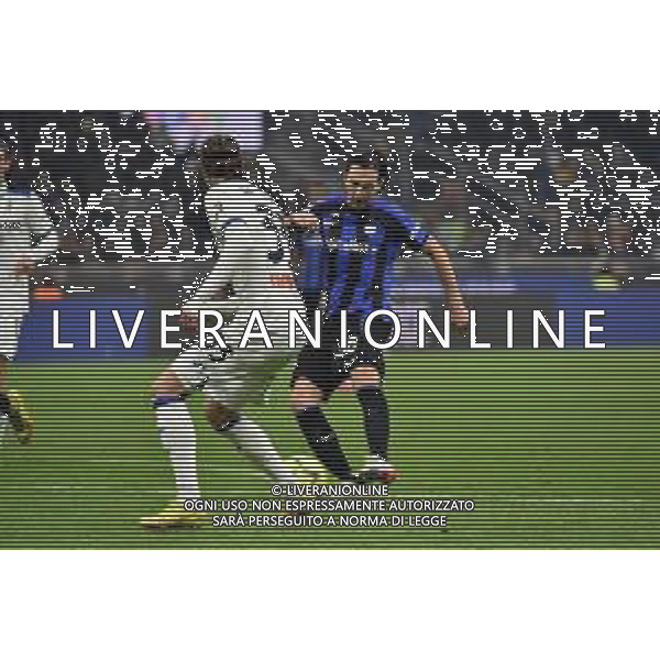 Matteo Darmian (Inter) segna il gol dell\'1 a 0 Inter vs Atalanta Milano 31-01-2023 Stadio Giuseppe Meazza San Siro Coppa Italia Frecciarossa - quarti di finale foto Roberto Garavaglia/ag. Aldo Liverani sas / AGENZIA ALDO LIVERANI SAS
