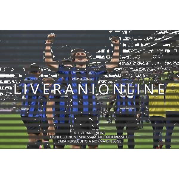 Matteo Darmian (Inter) esulta dopo il gol dell\'1 a 0 Inter vs Atalanta Milano 31-01-2023 Stadio Giuseppe Meazza San Siro Coppa Italia Frecciarossa - quarti di finale foto Roberto Garavaglia/ag. Aldo Liverani sas / AGENZIA ALDO LIVERANI SAS