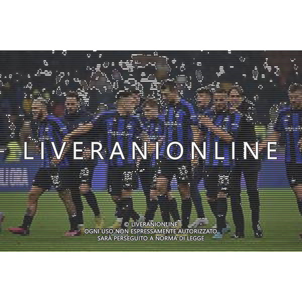 esultanza finale Inter Inter vs Atalanta Milano 31-01-2023 Stadio Giuseppe Meazza San Siro Coppa Italia Frecciarossa - quarti di finale foto Roberto Garavaglia/ag. Aldo Liverani sas / AGENZIA ALDO LIVERANI SAS