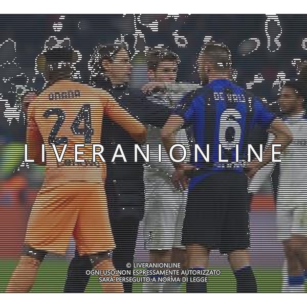Esultanza finale stefan de vrij simone inzaghi e andre\' onana - INTER vs ATALANTA Coppa Italia Frecciarossa - quarti di finale 31-01-2023 ©PAOLO GIAMPIETRI / AGENZIA ALDO LIVERANI SAS