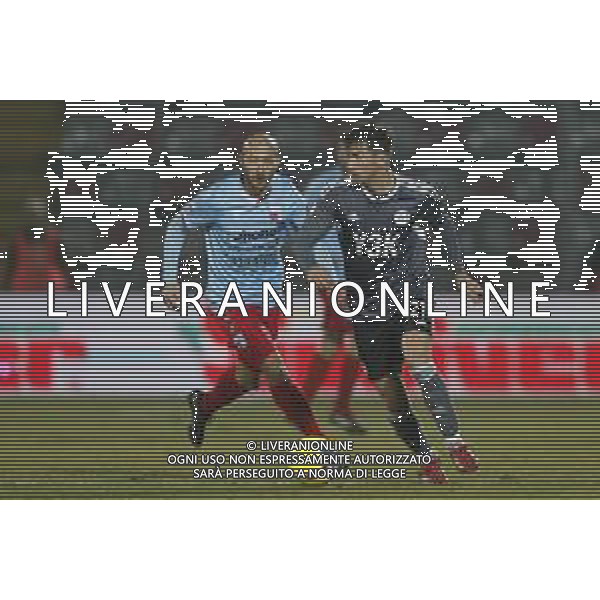 ZCP - LEGA PRO 31/01/2023 Alessandria - Rimini Campionato di Calcio serie C girone B - nella foto: Rota Alessio - Santini Claudio(Rimini fc) ©Claudio Zamagni/ / AGENZIA ALDO LIVERANI SAS