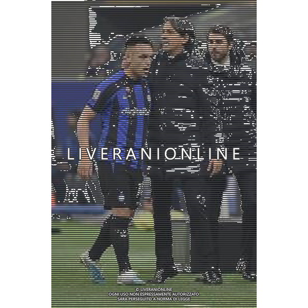 Lautaro Martinez (Inter) SX e Simone Inzaghi allenatore Inter DX Inter vs Atalanta Milano 31-01-2023 Stadio Giuseppe Meazza San Siro Coppa Italia Frecciarossa - quarti di finale foto Roberto Garavaglia/ag. Aldo Liverani sas / AGENZIA ALDO LIVERANI SAS