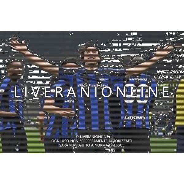 Matteo Darmian (Inter) esulta dopo il gol dell\'1 a 0 Inter vs Atalanta Milano 31-01-2023 Stadio Giuseppe Meazza San Siro Coppa Italia Frecciarossa - quarti di finale foto Roberto Garavaglia/ag. Aldo Liverani sas / AGENZIA ALDO LIVERANI SAS