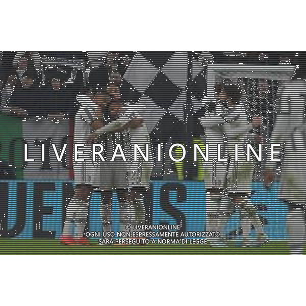 TVMV-Torino 02.02.2023 Allianz Stadium © Manuela Viganti/Agenzia Aldo Liverani Juventus vs Lazio Coppa Italia Frecciarossa 2022/2023 Quarti di Finale Nella foto: festa juventus a fine gara ©Viganti/ AGENZIA ALDO LIVERANI SAS