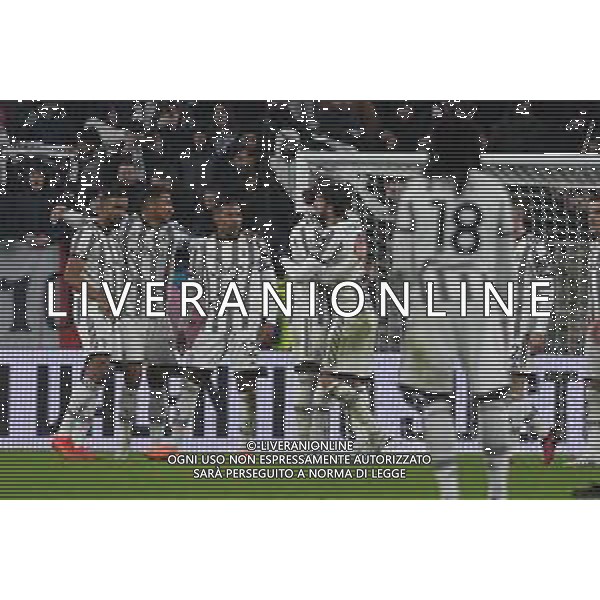 TVMV-Torino 02.02.2023 Allianz Stadium © Manuela Viganti/Agenzia Aldo Liverani Juventus vs Lazio Coppa Italia Frecciarossa 2022/2023 Quarti di Finale Nella foto: festa juventus a fine gara ©Viganti/ AGENZIA ALDO LIVERANI SAS