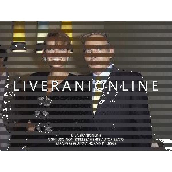 RETROSPETTIVA CLAUDIA CARDINALE ATTRICE NELLA FOTO CON IL MARITO PASQUALE SQUITIERI A MILANO IL 4 NOVEMBRE 1986 AG ALDO LIVERANI SAS