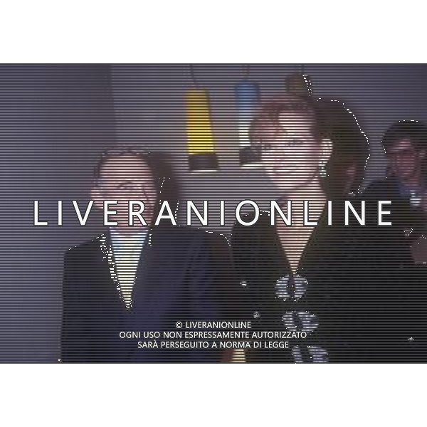 RETROSPETTIVA CLAUDIA CARDINALE ATTRICE NELLA FOTO CON IL MARITO PASQUALE SQUITIERI A MILANO IL 4 NOVEMBRE 1986 AG ALDO LIVERANI SAS