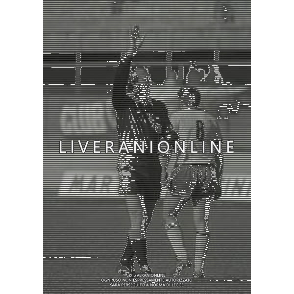 28-04-1995 VARESE CAMPIONATO DI CALCIO SERIE B VARESE-BARI 2-3 NELLA FOTO ARBITRO SALVATORE LOMBARDO AG ALDO LIVERANI SAS