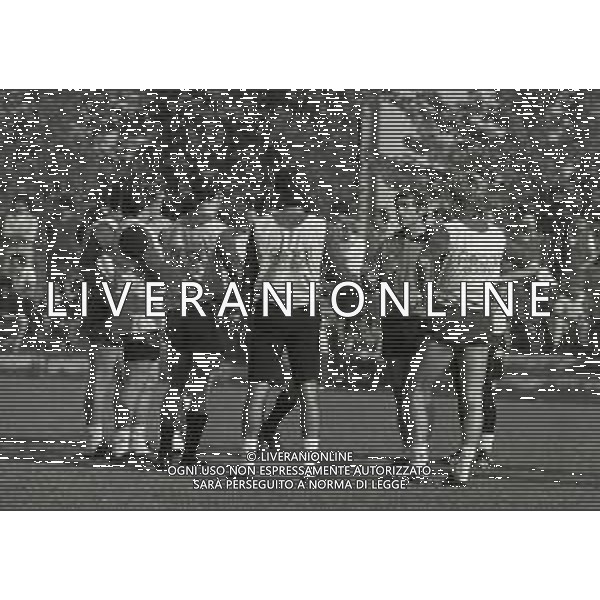 1981 ALLENAMENTO BOLOGNA CALCIO NELLA FOTO TARCISIO BURGNICH ALLENATORE BOLOGNA CALCIO AG ALDO LIVERANI SAS