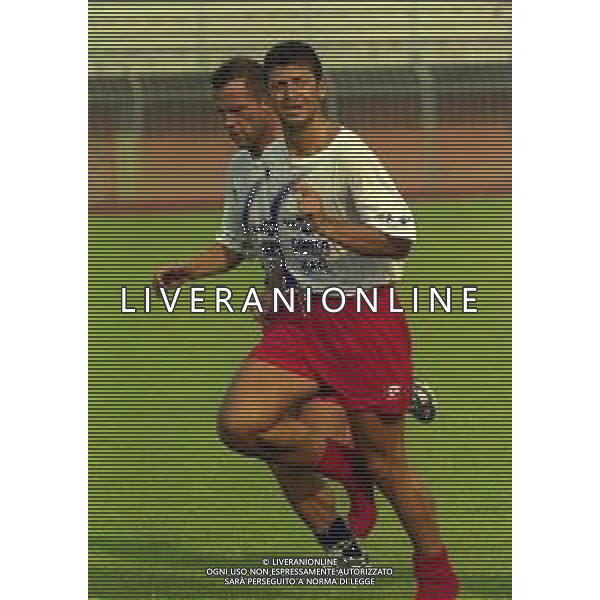 1999 PIACENZA ALLENAMENTO PIACENZA CALCIO NELLA FOTO RUGGIERO RIZZITELLI E GIAN PAOLO MANIGHETTI AG ALDO LIVERANI SAS