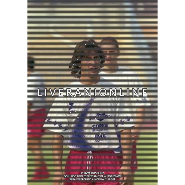1999 PIACENZA ALLENAMENTO PIACENZA CALCIO NELLA FOTO MASSIMO RASTELLI AG ALDO LIVERANI SAS