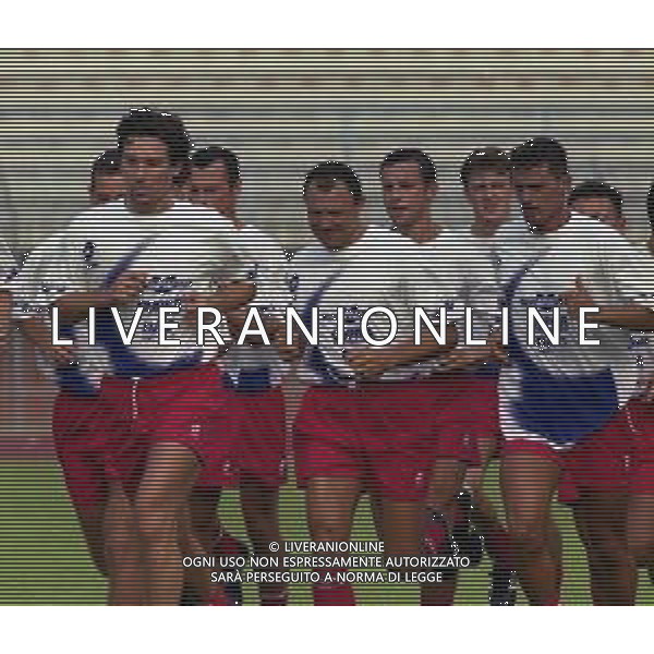 1999 PIACENZA ALLENAMENTO PIACENZA CALCIO NELLA FOTO ALLENAMENTO PIACENZA CALCIO AG ALDO LIVERANI SAS