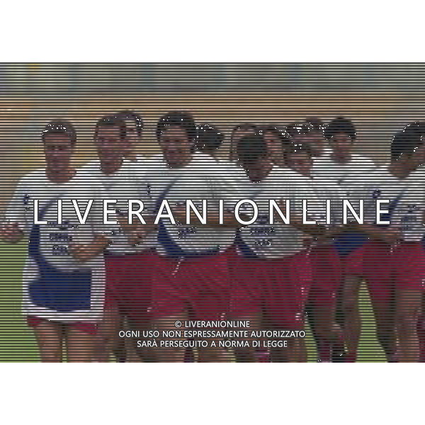 1999 PIACENZA ALLENAMENTO PIACENZA CALCIO NELLA FOTO ALLENAMENTO PIACENZA CALCIO AG ALDO LIVERANI SAS