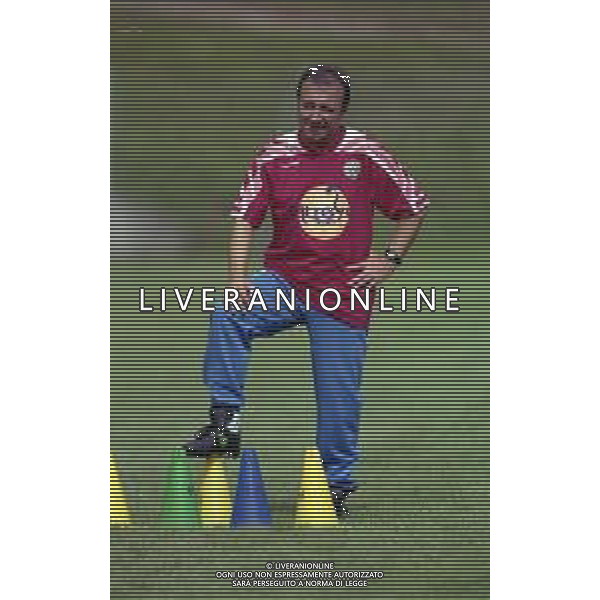 1997-1998 ALLENAMENTO UDINESE CALCIO NELLA FOTO ALBERTO ZACCHERONI ALLENATORE UDINESE CALCIO AG ALDO LIVERANI SAS