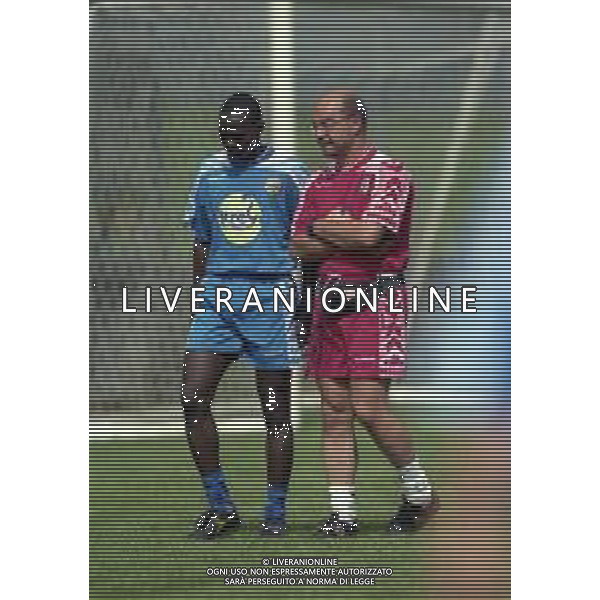 1997-1998 ALLENAMENTO UDINESE CALCIO NELLA FOTO PAOLO BAFFONI PREPARATORE ATLETICO AG ALDO LIVERANI SAS
