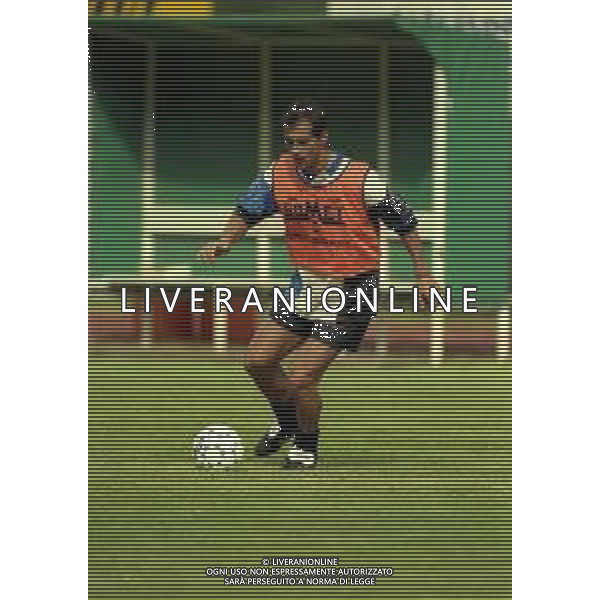 1997 VIGO DI FASSA RITIRO ATALANTA CALCIO NELLA FOTO NICOLA CACCIA AG ALDO LIVERANI SAS