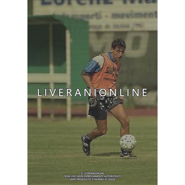 1997 VIGO DI FASSA RITIRO ATALANTA CALCIO NELLA FOTO ANGELO CARBONE AG ALDO LIVERANI SAS