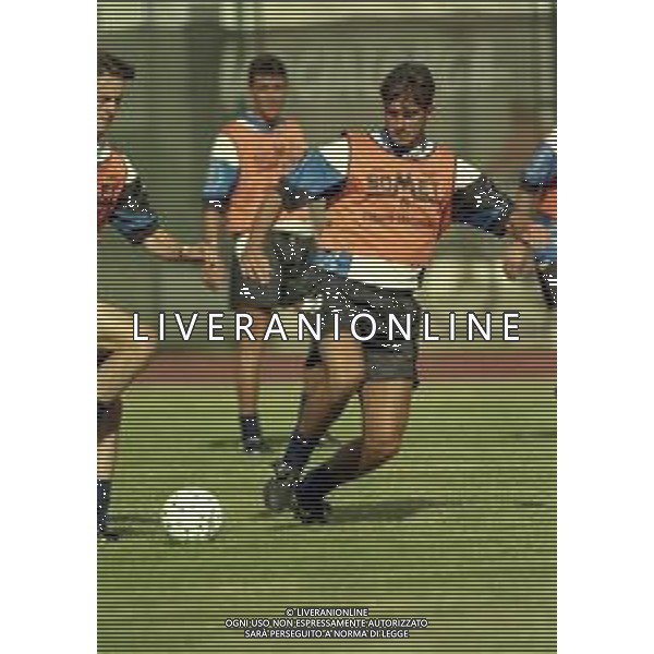 1997 VIGO DI FASSA RITIRO ATALANTA CALCIO NELLA FOTO CRISTIANO LUCARELLI AG ALDO LIVERANI SAS