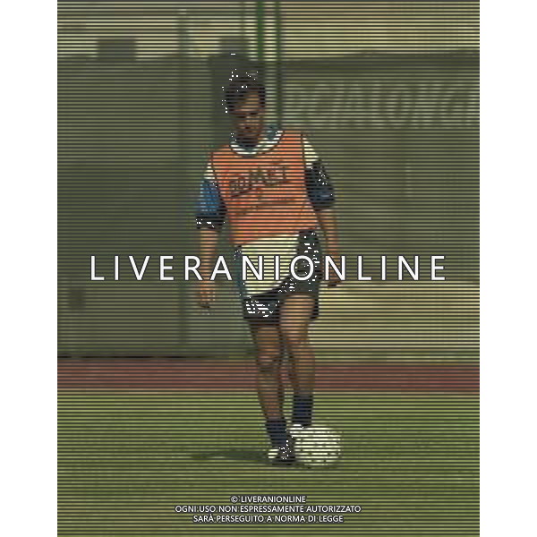 1997 VIGO DI FASSA RITIRO ATALANTA CALCIO NELLA FOTO NICOLA CACCIA AG ALDO LIVERANI SAS
