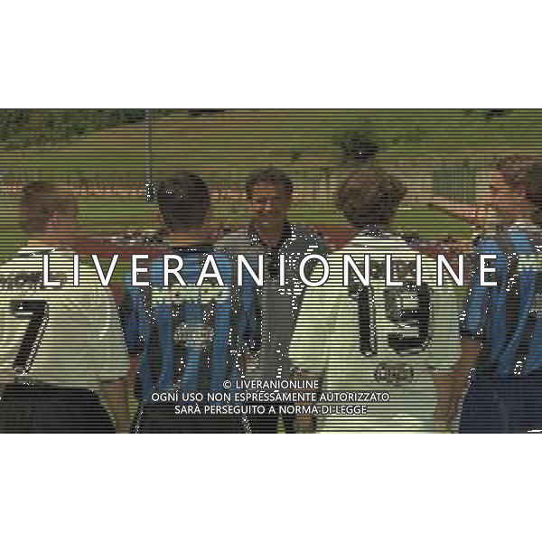 1997 VIGO DI FASSA RITIRO ATALANTA CALCIO NELLA FOTO EMILIANO MONDONICO ALLENATORE CESENA CALCIO AG ALDO LIVERANI SAS