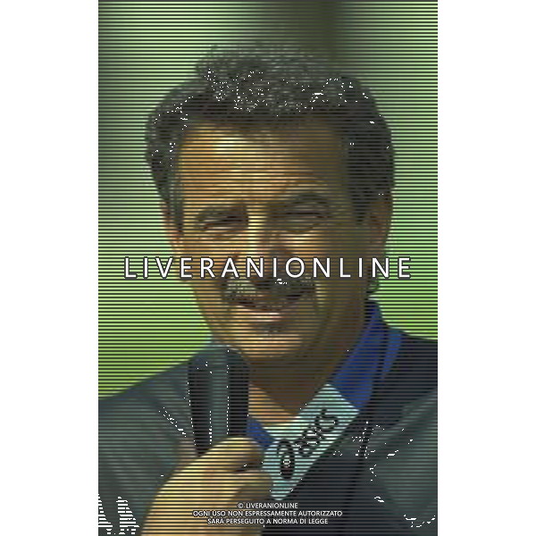 1997 VIGO DI FASSA RITIRO ATALANTA CALCIO NELLA FOTO EMILIANO MONDONICO ALLENATORE CESENA CALCIO AG ALDO LIVERANI SAS