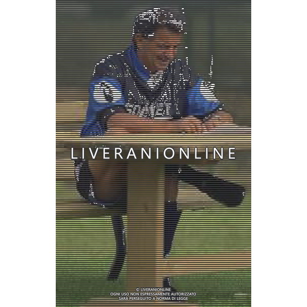 1997 VIGO DI FASSA RITIRO ATALANTA CALCIO NELLA FOTO EMILIANO MONDONICO ALLENATORE CESENA CALCIO AG ALDO LIVERANI SAS